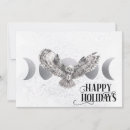 Recherche de owls christmas vœux cartes Boisé