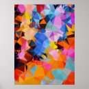 Recherche de motif triangles posters Vibrant