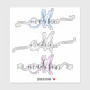 Recherche de manuscrit autocollants Monogramme