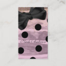 Recherche de pois rose cartes visite Girly