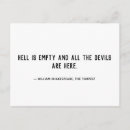 Recherche de shakespeare citation cartes postales Typographie