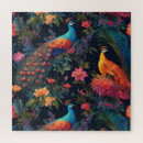 Recherche de peacock puzzles Coloré