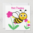 Recherche de abeille drôle vœux cartes Jour d'abeilles heureux
