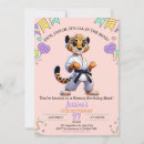 Recherche de fille karaté invitations D'anniversaire de karaté