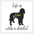 Recherche de goldendoodle autocollants Caniche