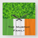 Recherche de l irlande horloges Shamrock