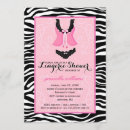 Recherche de douche nuptiale de zèbre invitations Moderne
