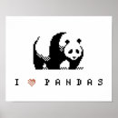 Recherche de panda posters Mignon