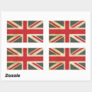 Recherche de britannique rectangles autocollants Drapeau