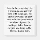 Recherche de poète magnets Poésie