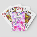 Recherche de aquarelle rose jeux de cartes Pour elle