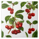 Recherche de cerise vintage carreaux Cerises rouges
