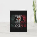Recherche de la détermination vœux cartes Défense boxing