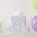 Recherche de motif intemporel papier cadeau Bleu
