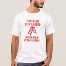 Recherche de échelles tshirts Humour
