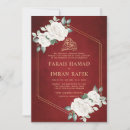 Recherche de rouge et ivoire invitations Élégant