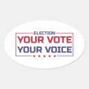 Recherche de voix autocollants Démocratie