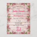 Recherche de bois vintage cartes postales Rose