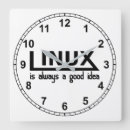 Recherche de linux horloges Geek