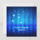 Recherche de futuristes invitations Bleu