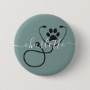 Recherche de médecine badges Stéthoscope