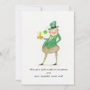 Recherche de mon charme chanceux invitations Leprechaun