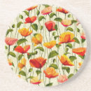 Recherche de coquelicot dessous de verres Motif