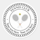 Recherche de club de tennis autocollants Moderne