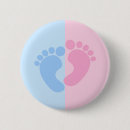 Recherche de pieds bébé badges Rose