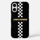 Recherche de drapeau noir et blanc iphone coques Drapeau à damiers