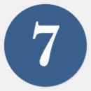 Recherche de numéro 7 autocollants Nombre