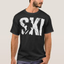 Recherche de ski drôle tshirts Dog