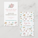 Recherche de motif café cartes visite Thé