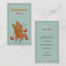 Recherche de restaurant italien cartes visite Pâtes