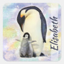 Recherche de illustration de pingouin autocollants Hiver