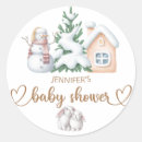 Recherche de noël arbre autocollants Bébé son froid dehors