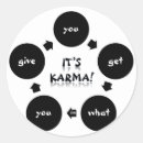 Recherche de karma autocollants Motivation