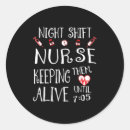 Recherche de infirmière de nuit autocollants Drôle