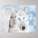 Recherche de loup dans la neige posters Loup des neiges