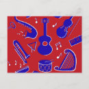 Recherche de tambour cartes postales Bleu