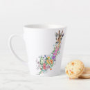 Recherche de dessin girafe tasses Coloré