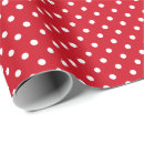 Recherche de pois rouge et blanc papier cadeau Motif