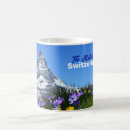 Recherche de souvenirs suisses tasses Alpes