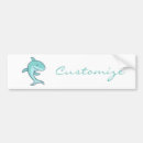 Recherche de dauphins voiture autocollants Bleu