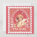 Recherche de timbre de saint valentin cartes Rouge