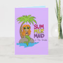 Recherche de mignonne sirène vœux cartes Pour enfants