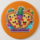Recherche de pizza drôle badges Mignon