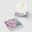 Recherche de fleurs roses dessous de verres Bleu