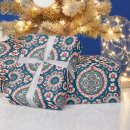 Recherche de motif oriental papier cadeau Blanc