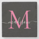 Recherche de rose dessous de verres Monogramme